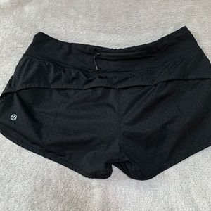 VERY RARE Lululemon Lab Speed Up Shorts - Black (6)